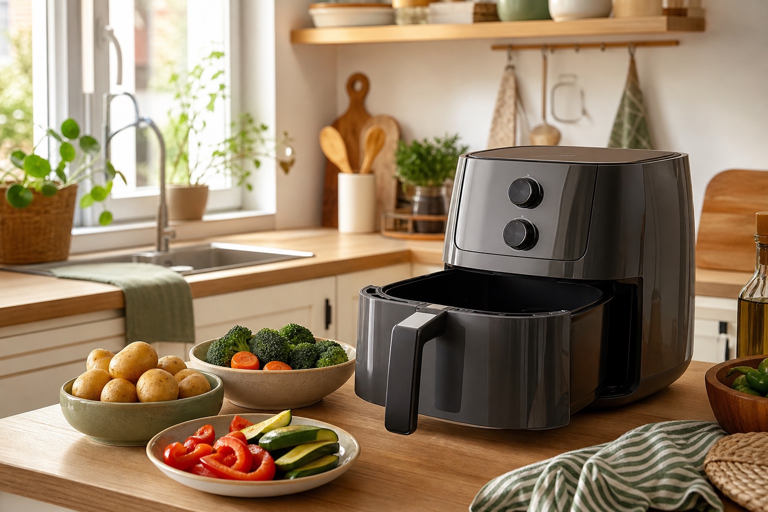 Airfryer kaç litre olmalı? Kişi sayısına göre seçim